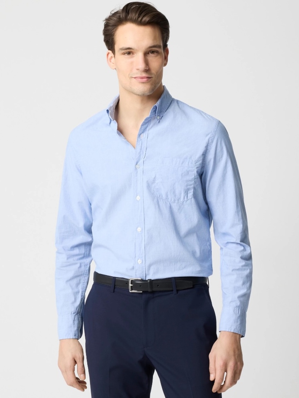 J. Crew Factory Flex Washed shirt - XS Slim Fit in Waterfall Blue
